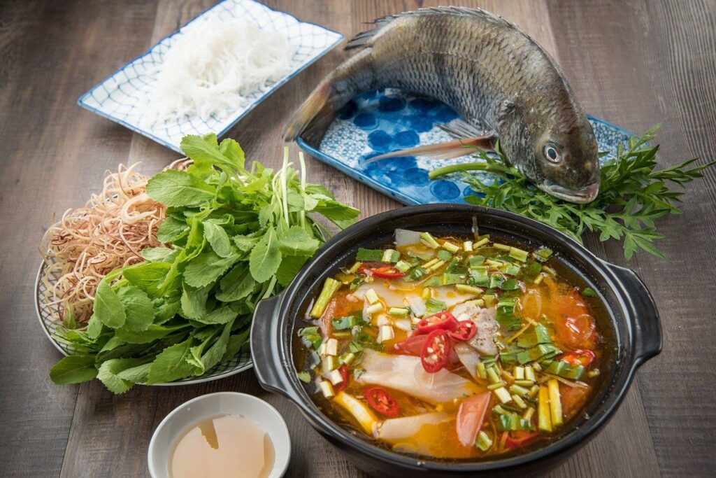 lunch, dinner, fish